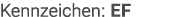 Kennzeichen: EF