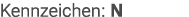 Kennzeichen: N