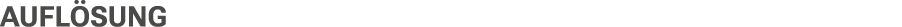 Aufl sung