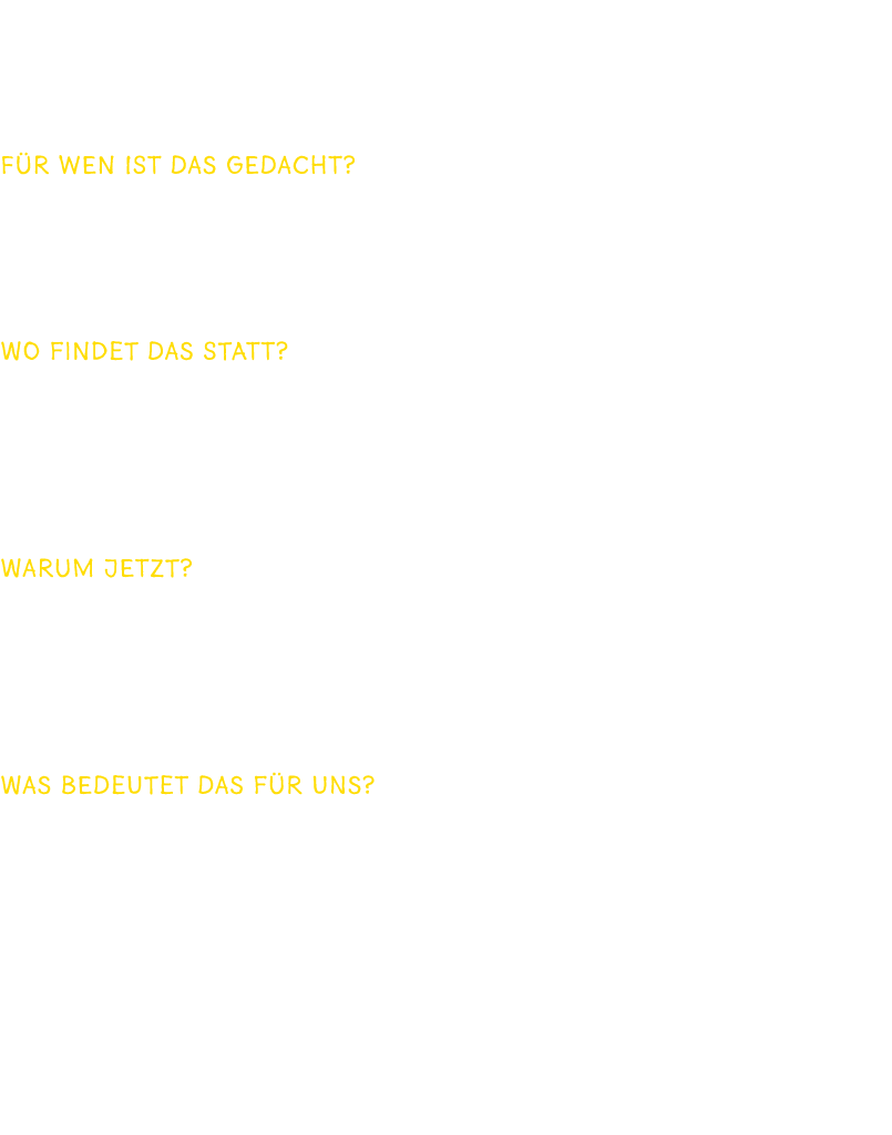 me nebeneinander laufen zu lassen. Das passiert sowohl innerhalb unseres Verbunds als auch mit externen Partnern. So ...
