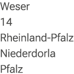 Weser 14 Rheinland Pfalz Niederdorla Pfalz