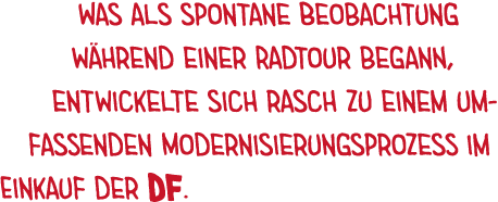 Was als spontane Beobachtung w hrend einer Radtour begann, entwickelte sich rasch zu einem umfassenden Modernisierung...