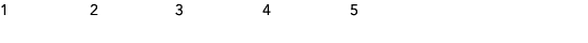 1 2 3 4 5 