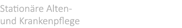 Station re Alten und Krankenpflege 
