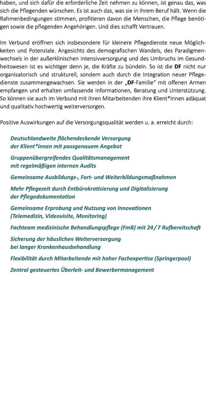 haben, und sich daf r die erforderliche Zeit nehmen zu k nnen, ist genau das, was sich die Pflegenden w nschen. Es is...