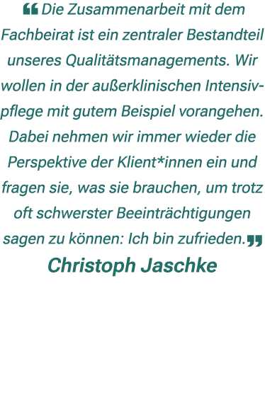  ￼ Die Zusammenarbeit mit dem Fachbeirat ist ein zentraler Bestandteil unseres Qualit tsmanagements. Wir wollen in de...