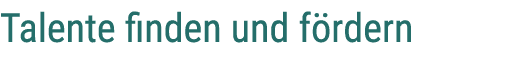 Talente finden und f rdern