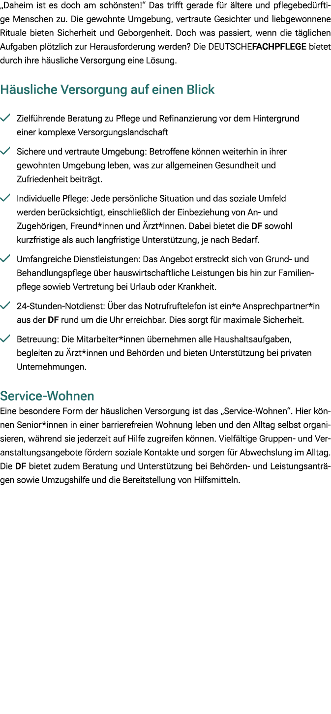 „Daheim ist es doch am sch nsten!“ Das trifft gerade f r ltere und pflegebed rftige Menschen zu. Die gewohnte Umgebu...