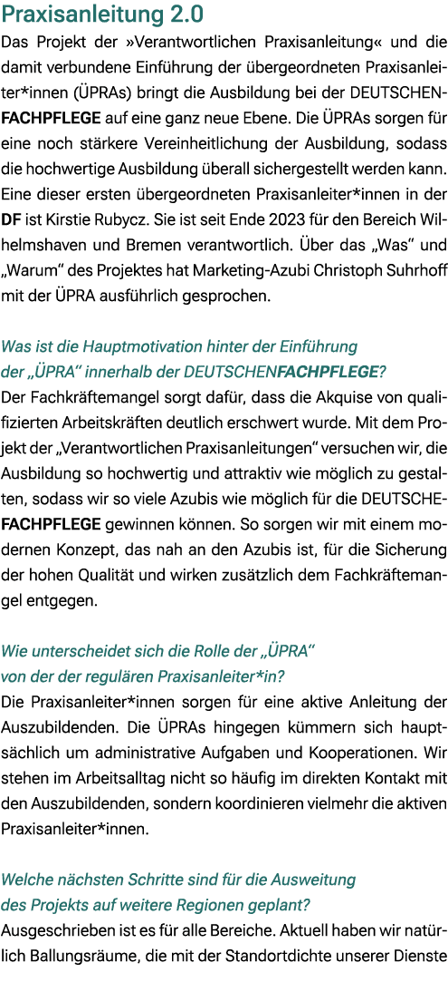 Praxisanleitung 2.0 Das Projekt der »Verantwortlichen Praxisanleitung« und die damit verbundene Einf hrung der berge...