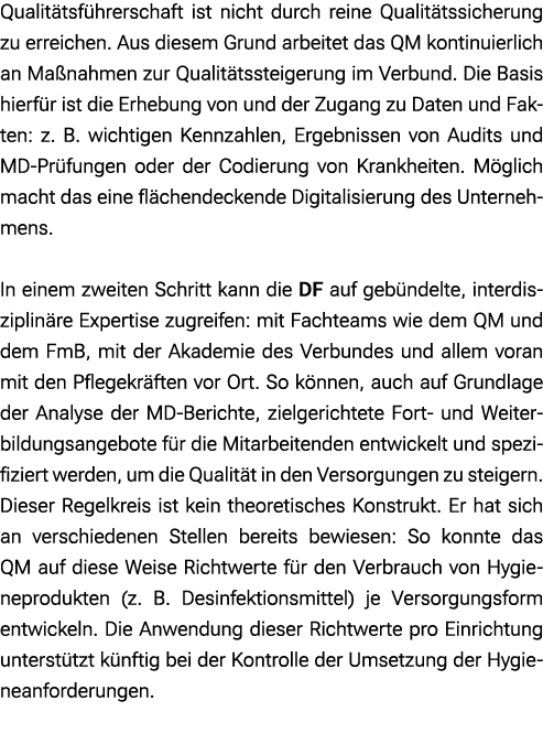 Qualit tsf hrerschaft ist nicht durch reine Qualit tssicherung zu erreichen. Aus diesem Grund arbeitet das QM kontinu...