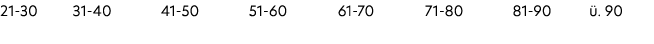 21 30 31 40 41 50 51 60 61 70 71 80 81 90 . 90 
