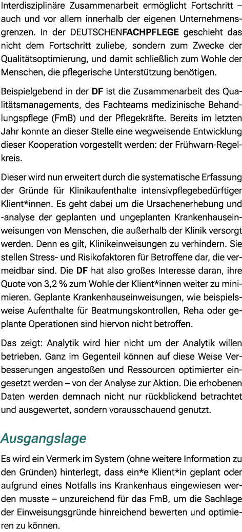 Interdisziplin re Zusammenarbeit erm glicht Fortschritt – auch und vor allem innerhalb der eigenen Unternehmensgrenze...