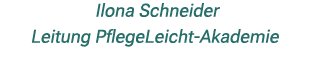 Ilona Schneider Leitung PflegeLeicht Akademie 