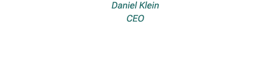 Daniel Klein CEO