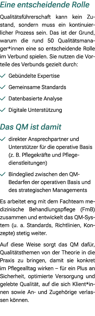 Eine entscheidende Rolle Qualit tsf hrerschaft kann kein Zustand, sondern muss ein kontinuierlicher Prozess sein. Das...