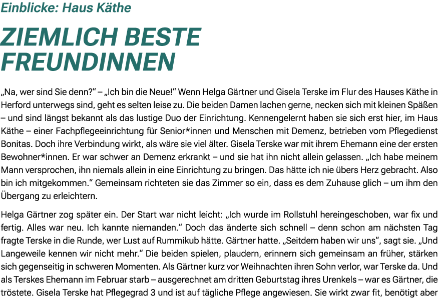 Einblicke: Haus K the Ziemlich beste Freundinnen „Na, wer sind Sie denn?“ – „Ich bin die Neue!“ Wenn Helga G rtner un...