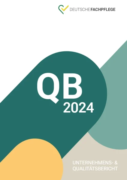 Cover des Unternehmens- und Qualitätsberichts 2024