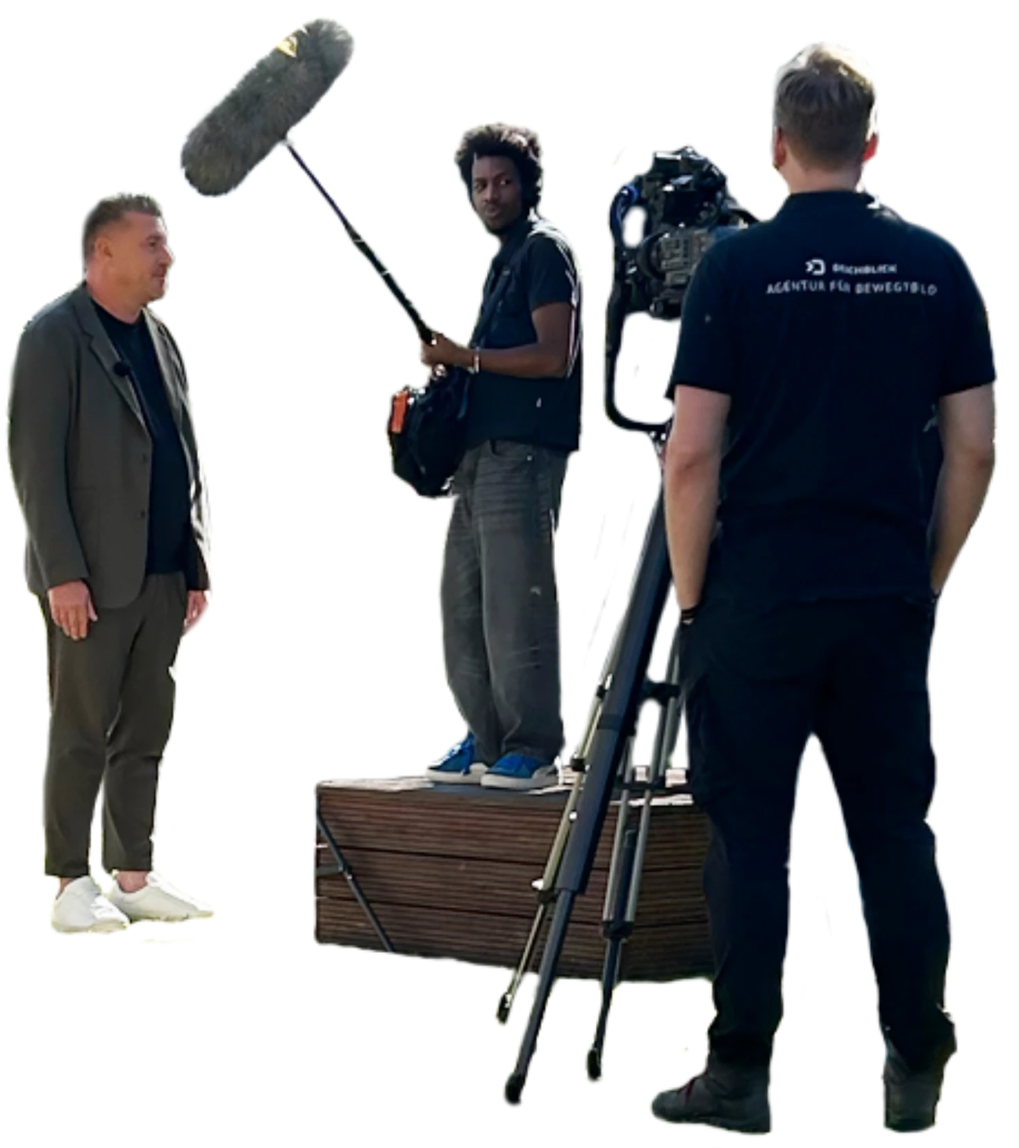 Filmcrew am Set